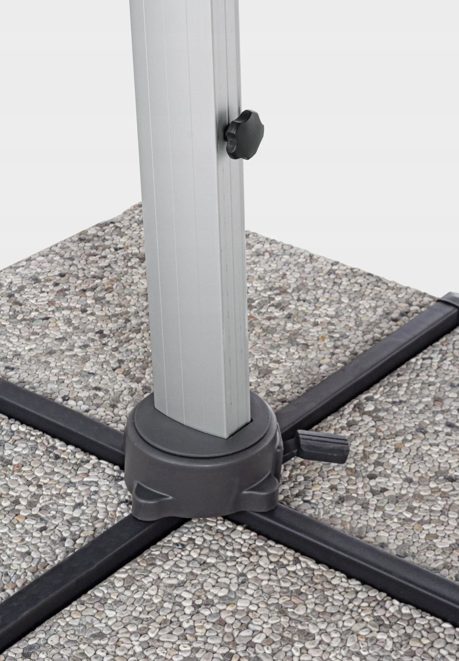 Durable Rectangular Garden Umbrella Bolzano Ibis 300x400 Grey Homms Product weight with unit packaging 32 kg