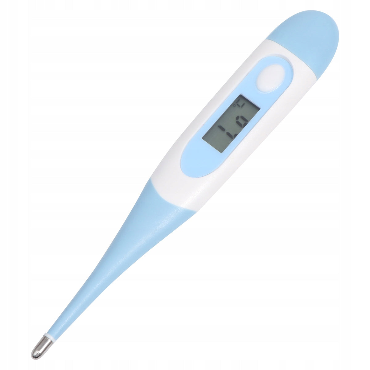Durable Sky-Blue Home Body Thermometer with Washable Probe