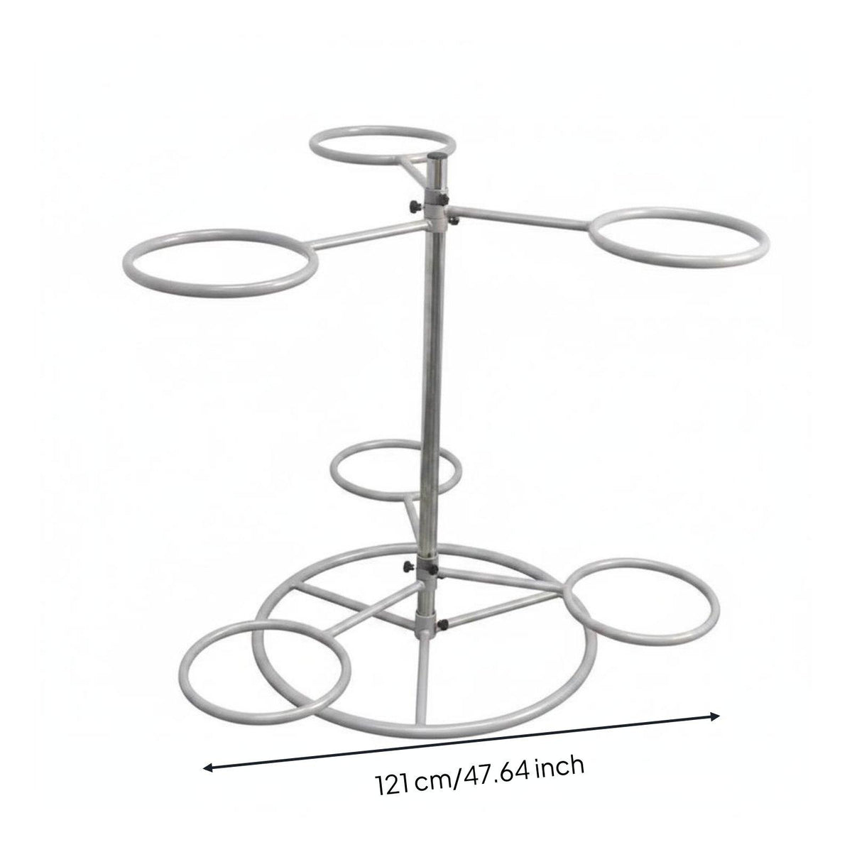 Durable Steel Gym Organizer Vertical Storage Rack Multi 6-ball Yoga Ball Packaging status original