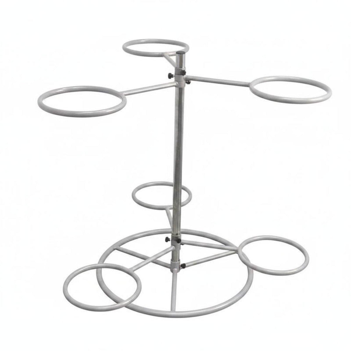 Durable Steel Gym Organizer Vertical Storage Rack Multi 6-ball Yoga Ball