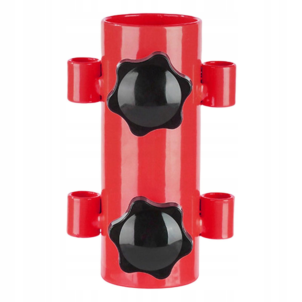 Durable Tent Rod Holder Bracket Reinforced Windproof Fixed Tube Tarp red