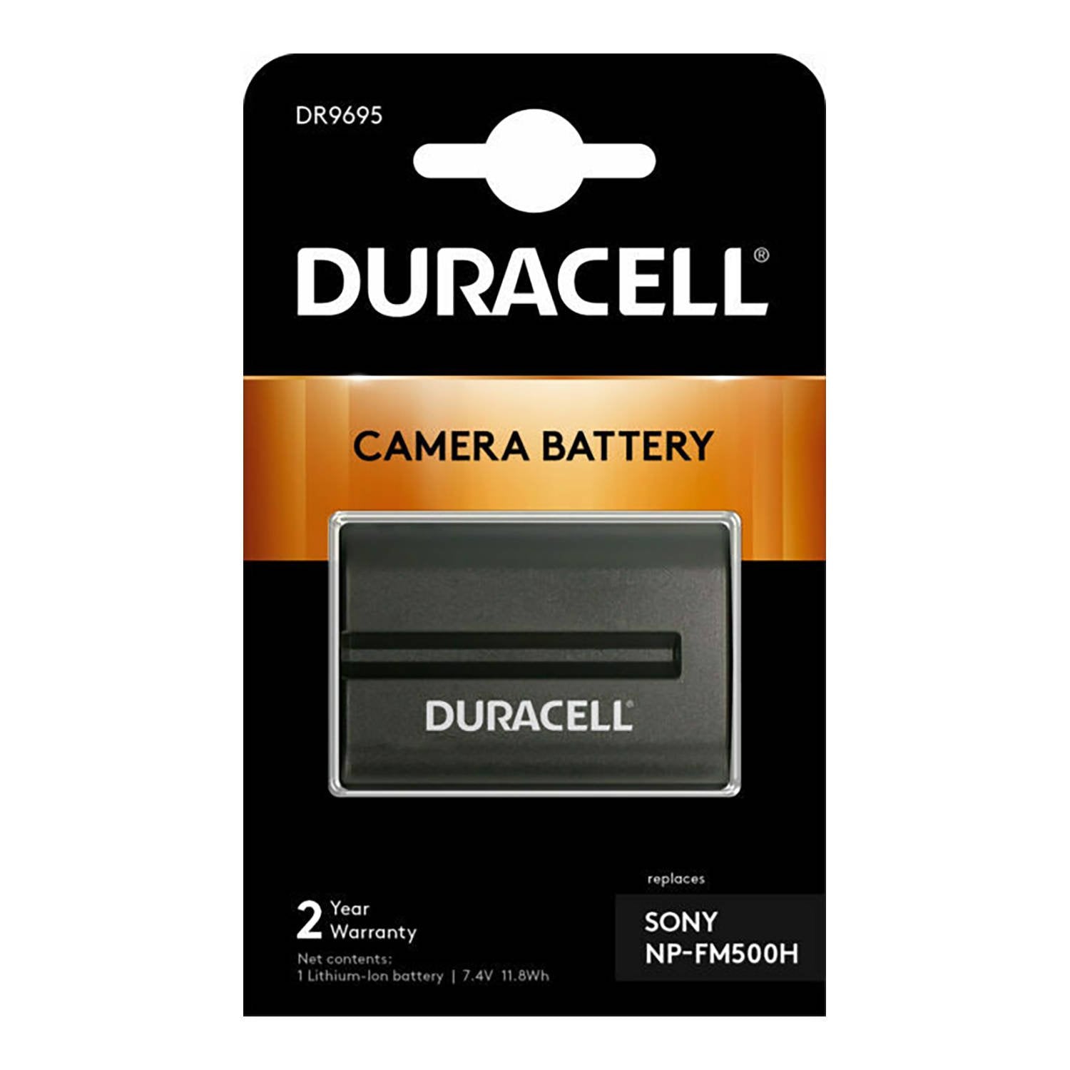Duracell-Akku, analog Sony NP-FM500H, 1400 mAh 