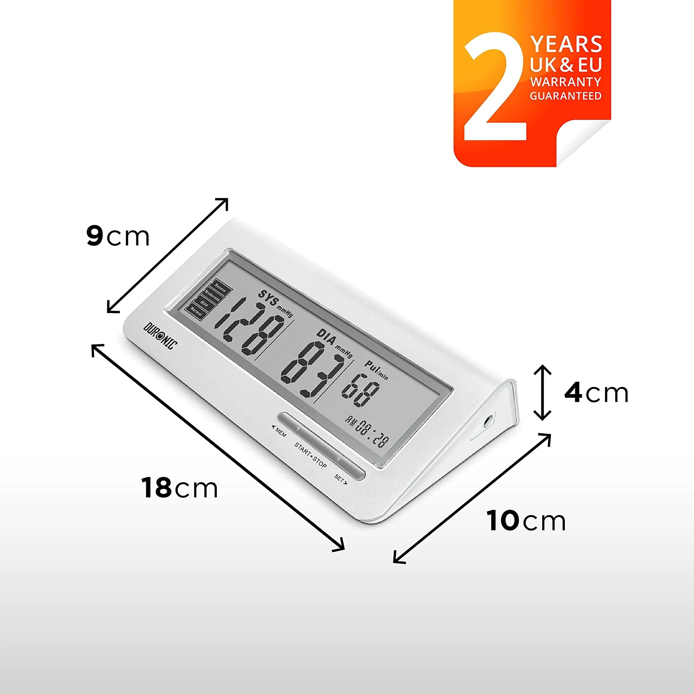 Duronic BPM400 Shoulder blood pressure monitor automatic arrhythmia analysis Brand Duronic