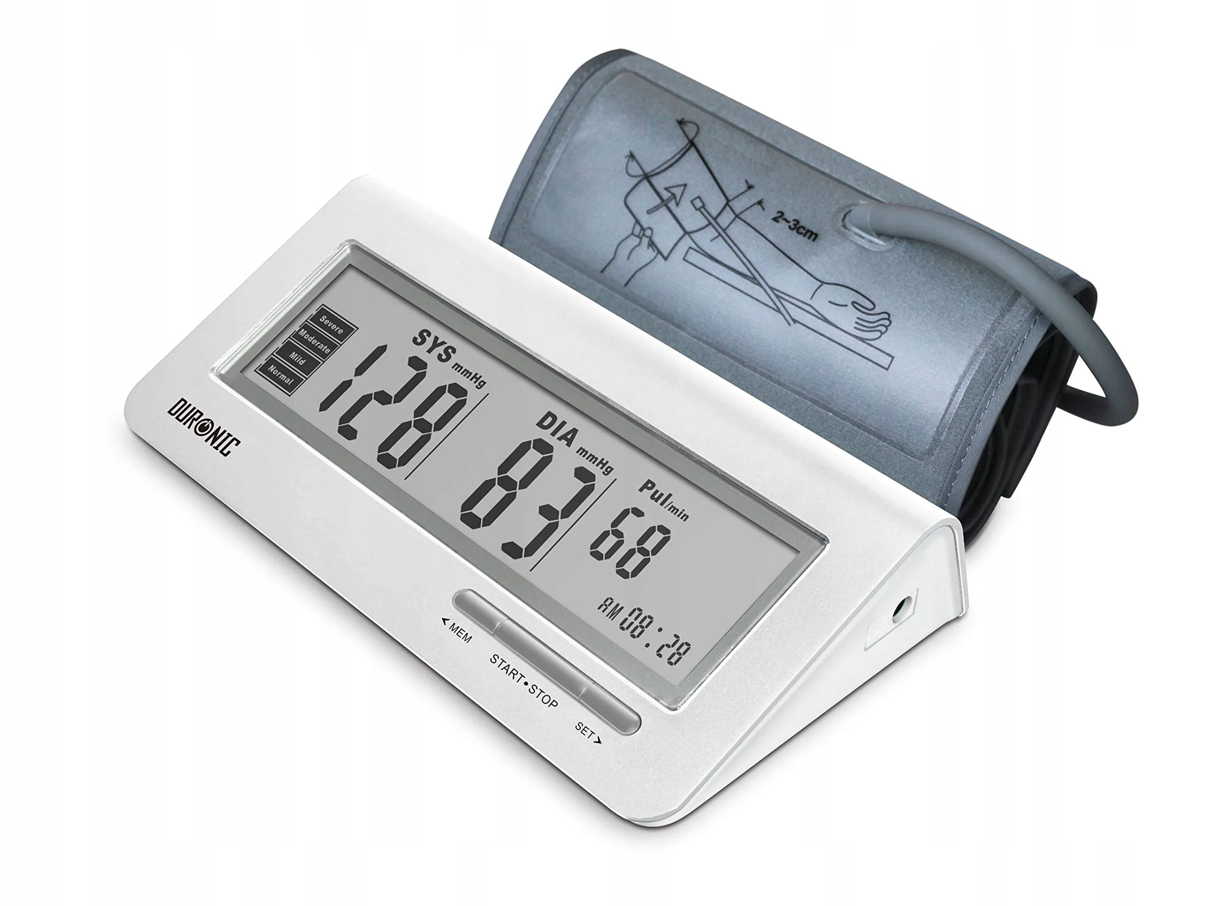 Duronic BPM400 Shoulder blood pressure monitor automatic arrhythmia analysis