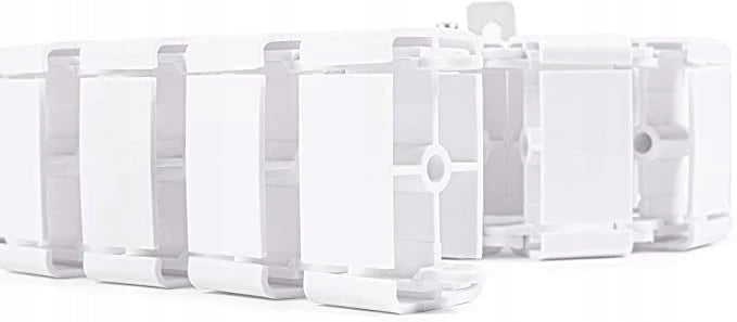 Duronic CM1DM WE Cable cover grille 130 cm white modular spine Brand Duronic