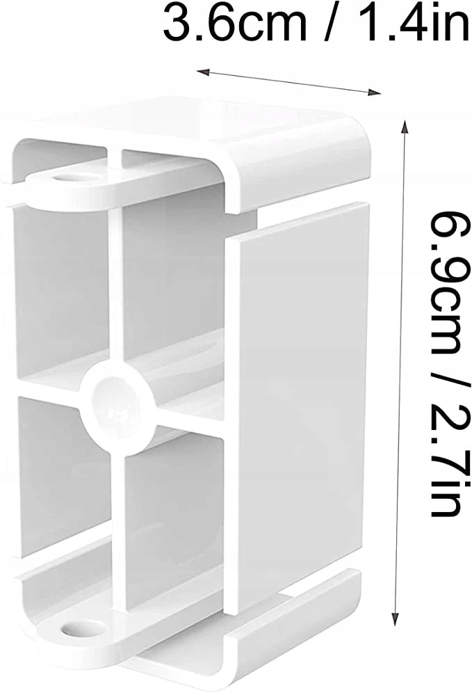 Duronic CM1DM WE Cable cover grille 130 cm white modular spine Color white