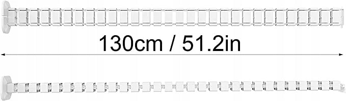 Duronic CM1DM WE Cable cover grille 130 cm white modular spine Manufacturer code CM1DM
