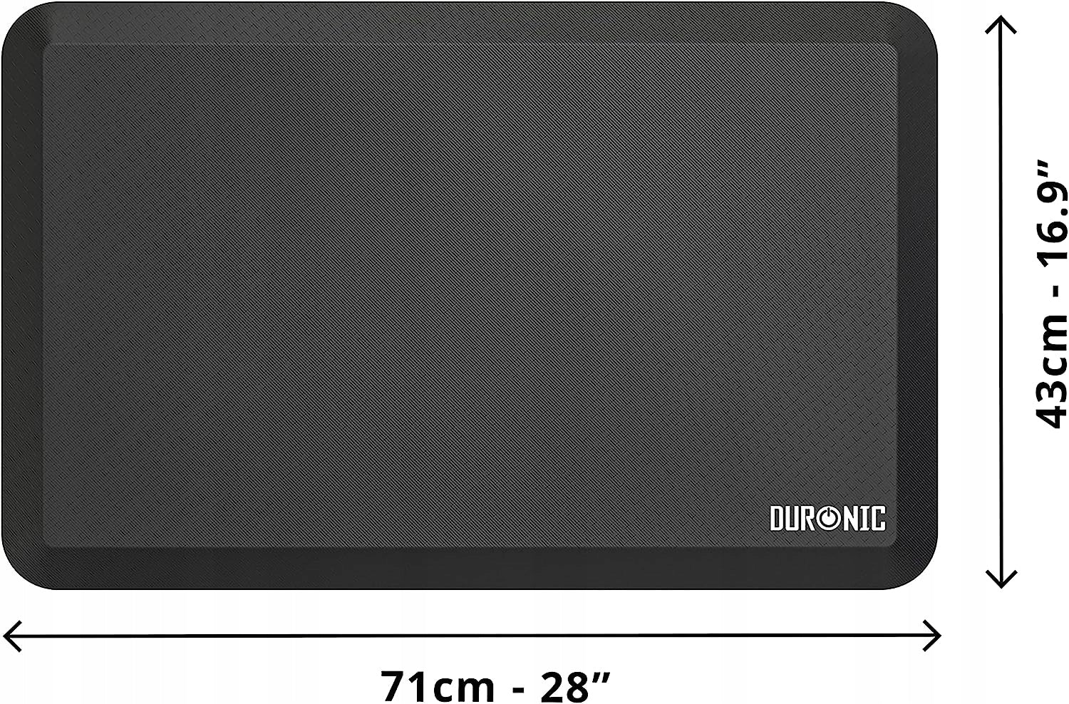 Duronic DM-MAT2 Anti-Fatigue Foam Floor Mat for Office Water Resistant Brand Duronic