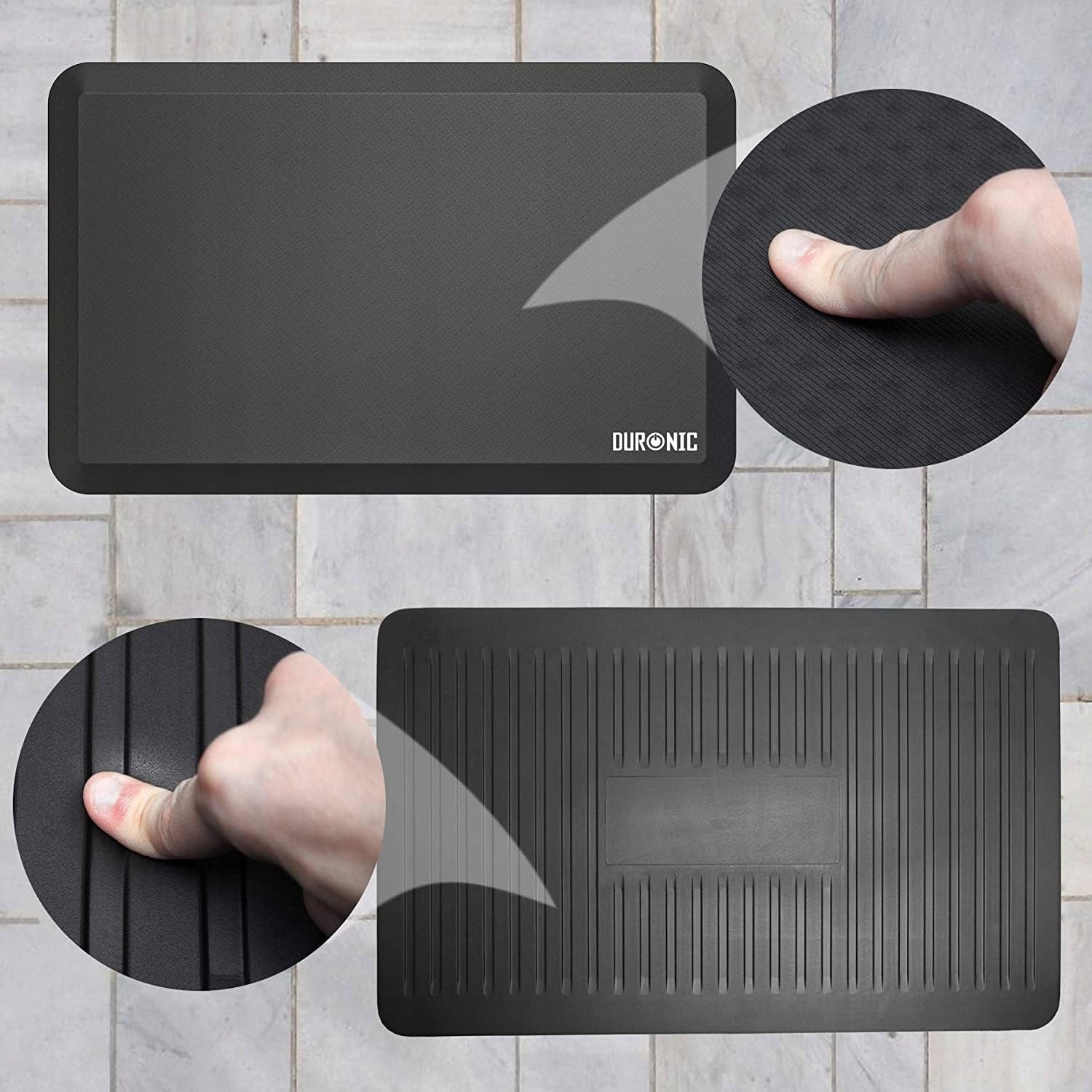 Duronic DM-MAT2 Anti-Fatigue Foam Floor Mat for Office Water Resistant Product width 71 cm
