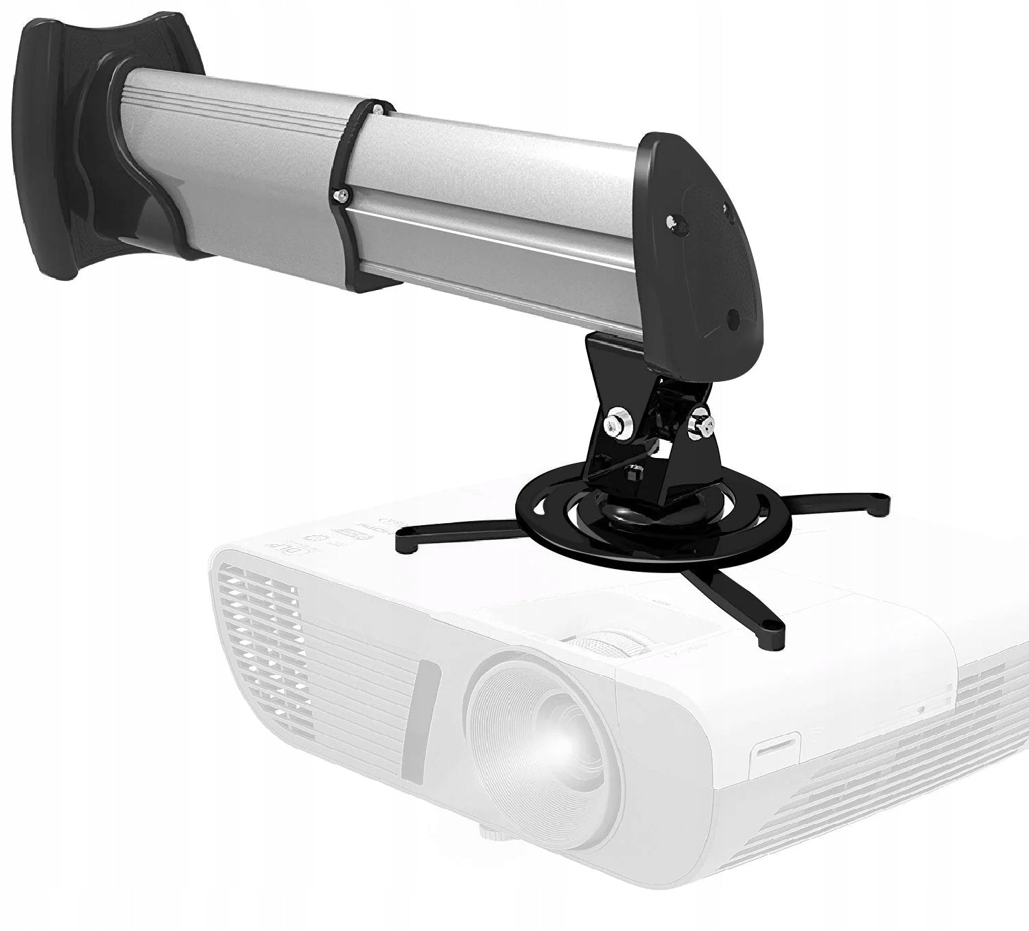 Duronic PB10XM Universal Wall Projector Mount White Adjustable