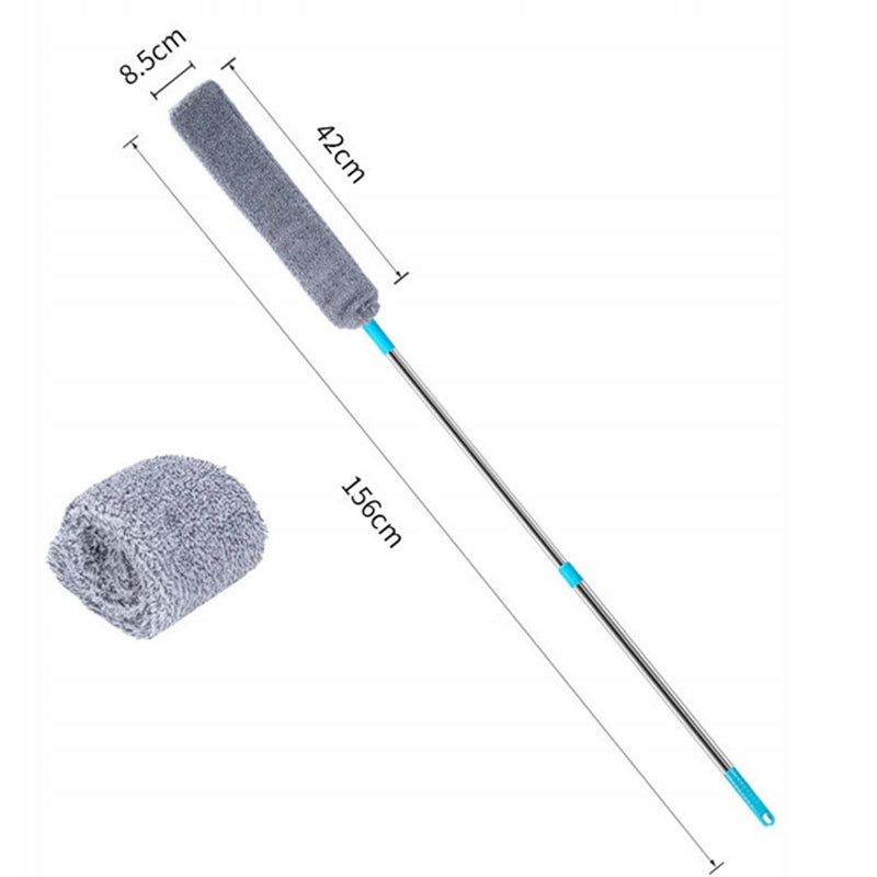Dust Brush Retractable, Flexible Removable Microfiber Cloth Brand no brand