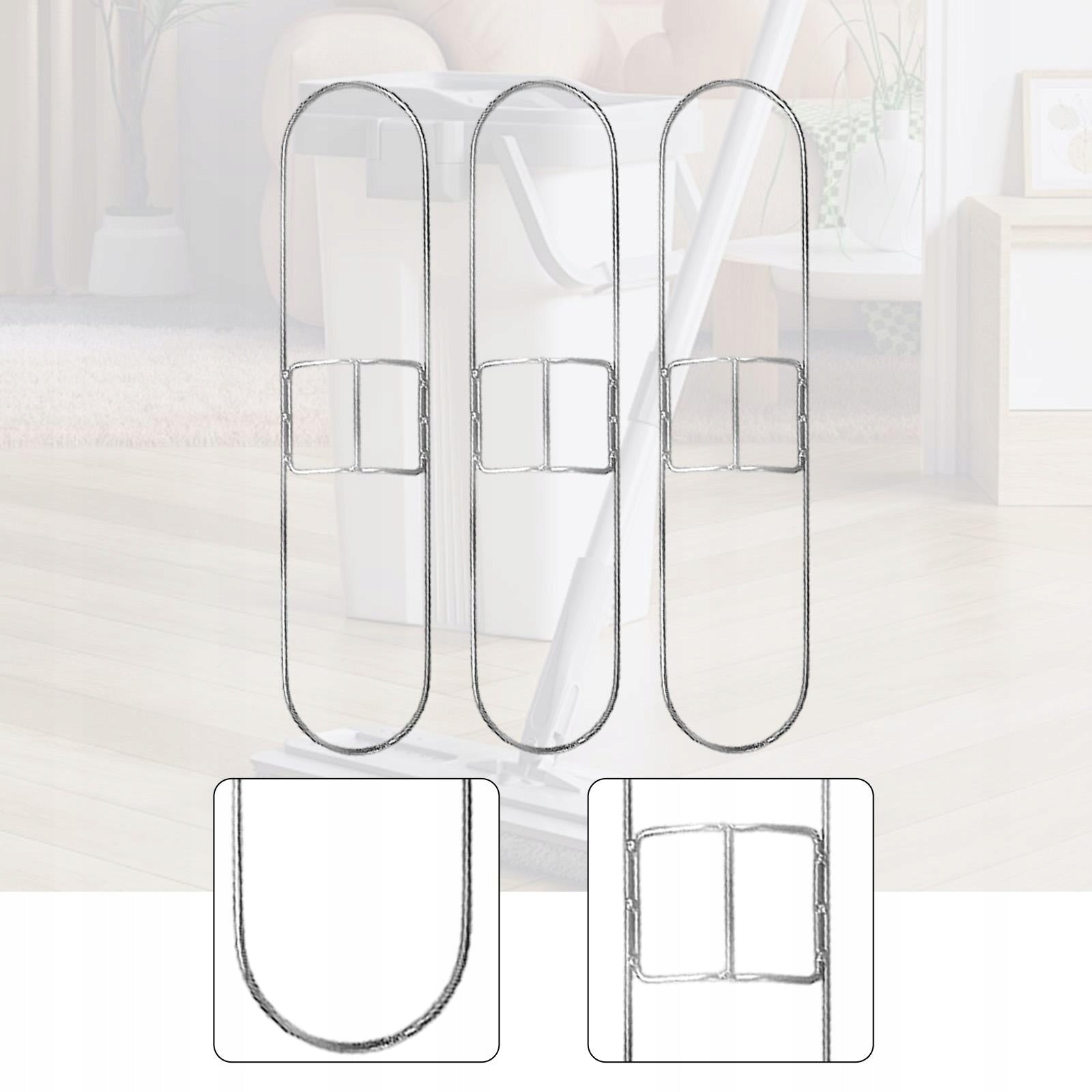 Dust Mop Frames Support Brackets Versatile Sturdy Iron Structure galvanized Packaging status original