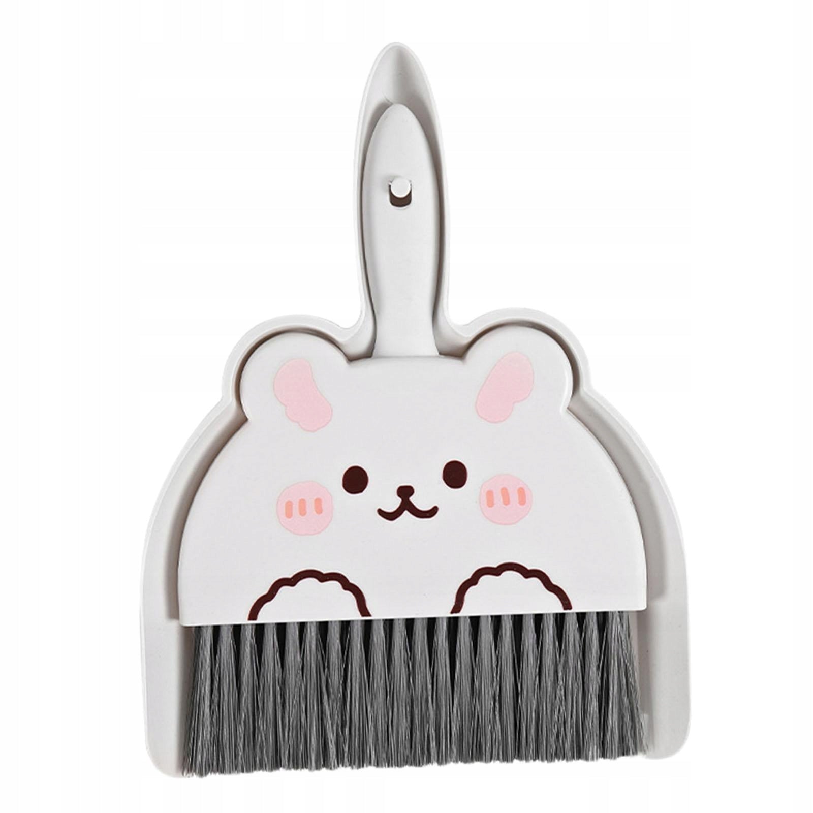Dust Pan and Hand Broom Durable Convenient Little Housekeeping white bunny Brand no brand