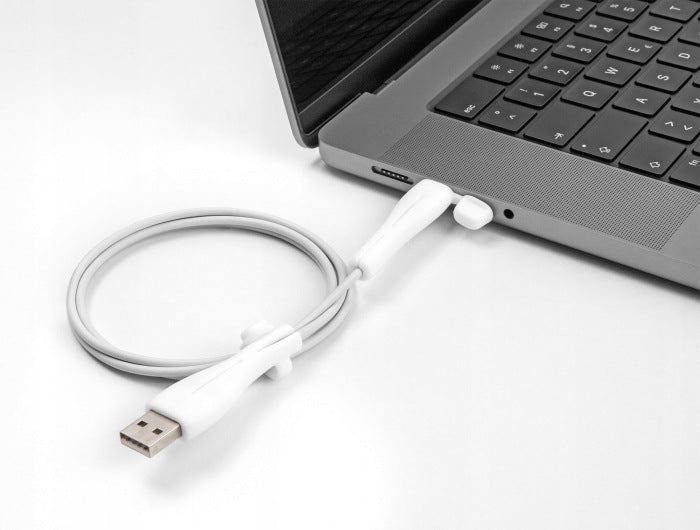 Dust cover M connectors USB A M USB C 2 pcs. white Delock 64206 Packaging status original