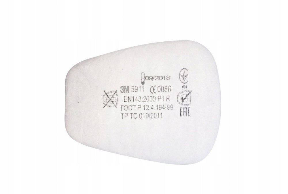 Dust filter 3M 5911 P1 Preliminary Original - 1pcs Manufacturer code 5911 P1 R