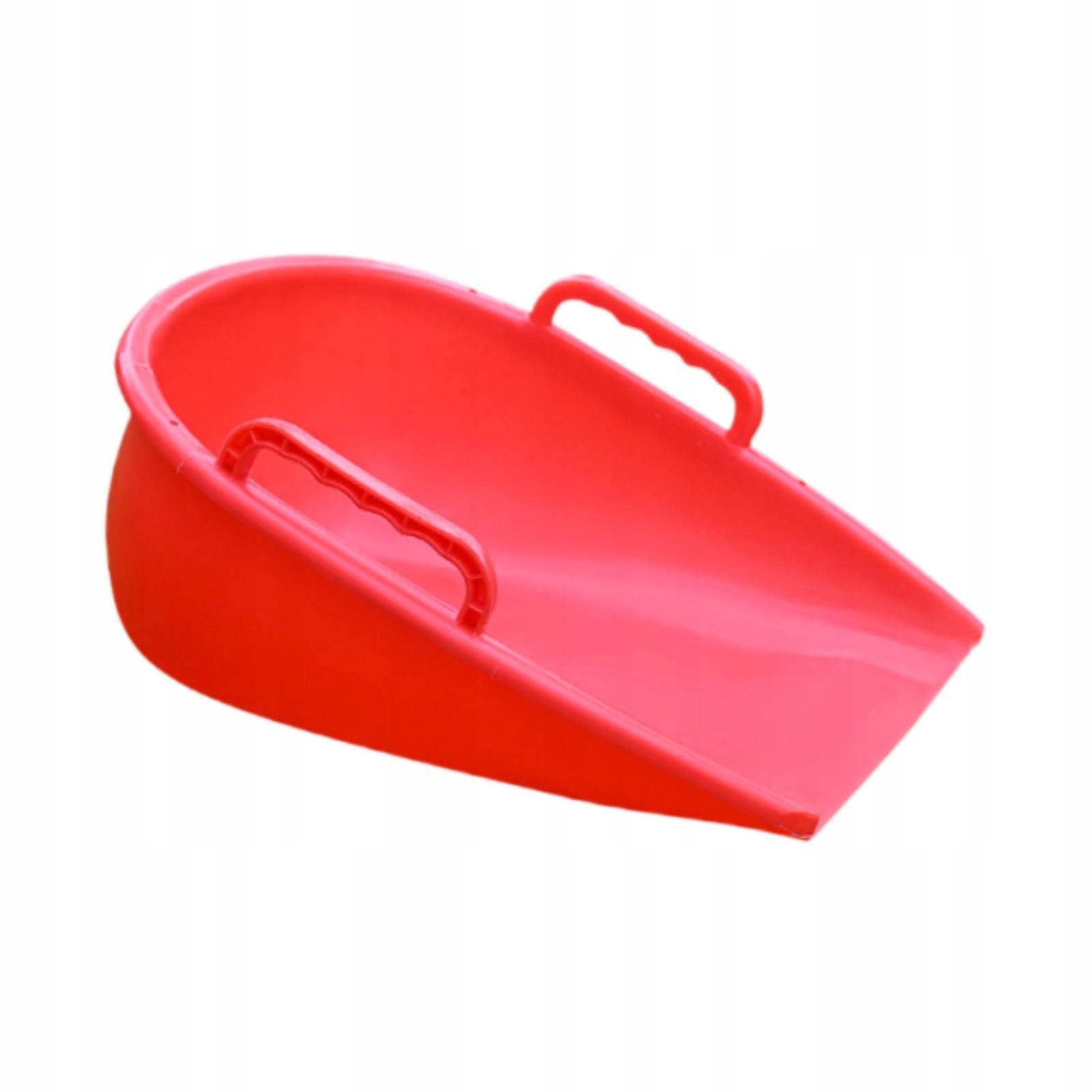 Dustpan Garbage Shovels with 4 Holes Farm Tools Collector Snow Removal Tool Color transparent