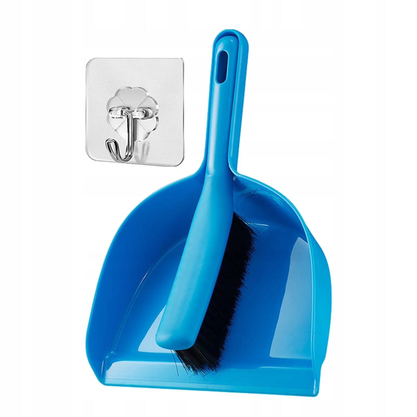 Dustpan and Brush Set Dust Pans with Brush for Kitchen Pets Nest Key blue Dominant color blue