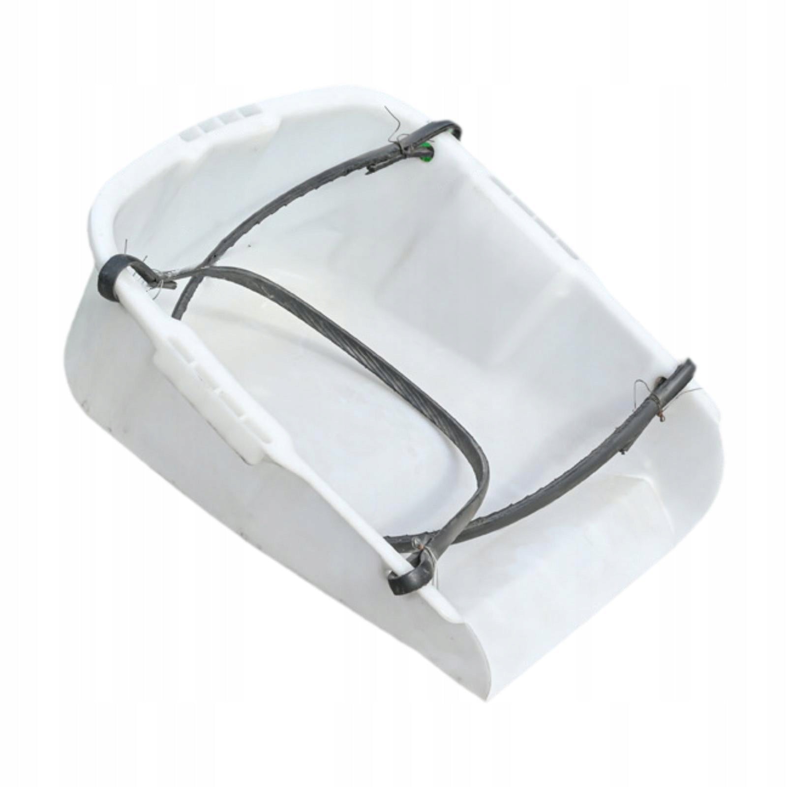 Dustpan with Handle Rope Portable Sweeping Supplies Farm Tool White Brand no brand