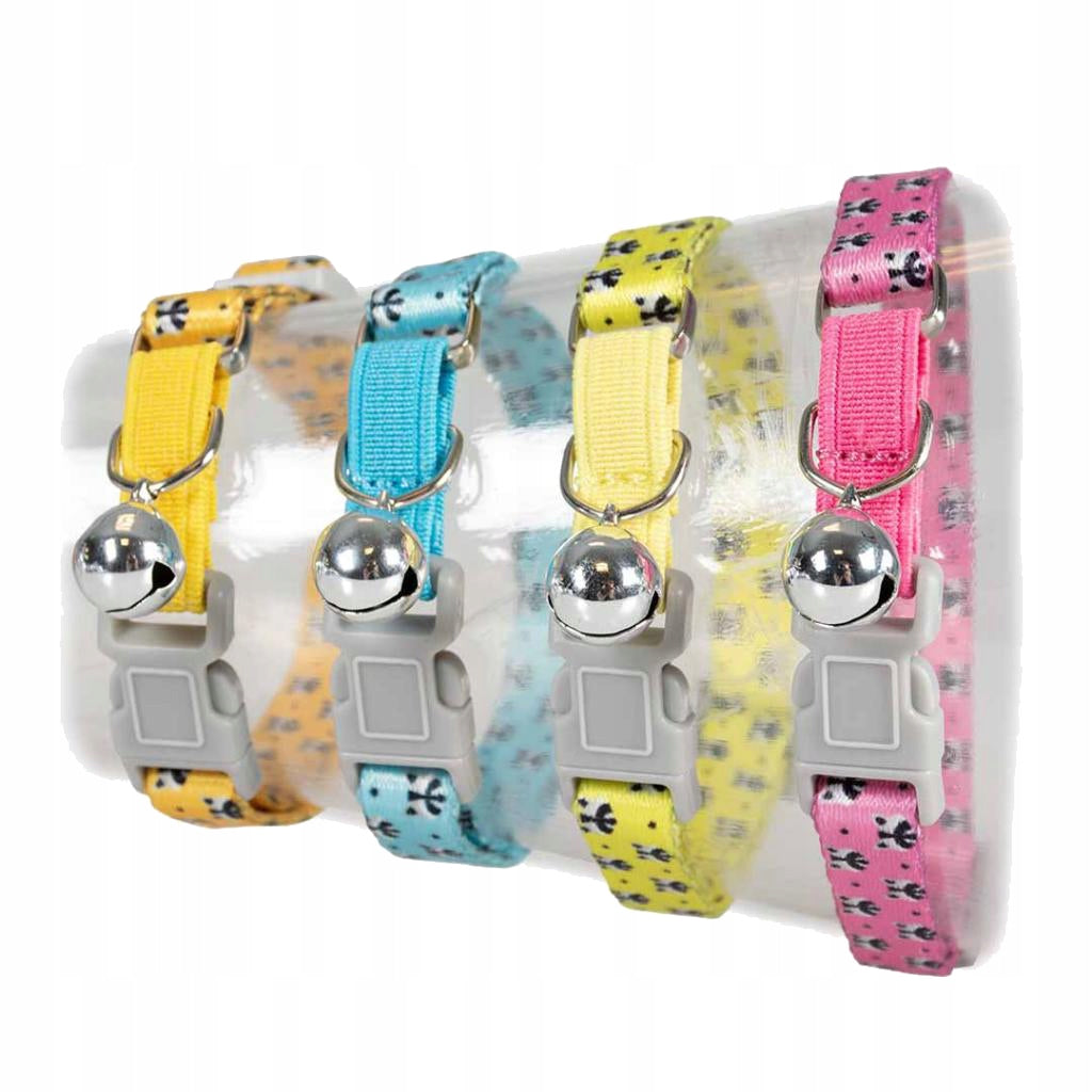 Duvo+ Cat collar 20-30cm - Raccoon pattern + Tinkerbell