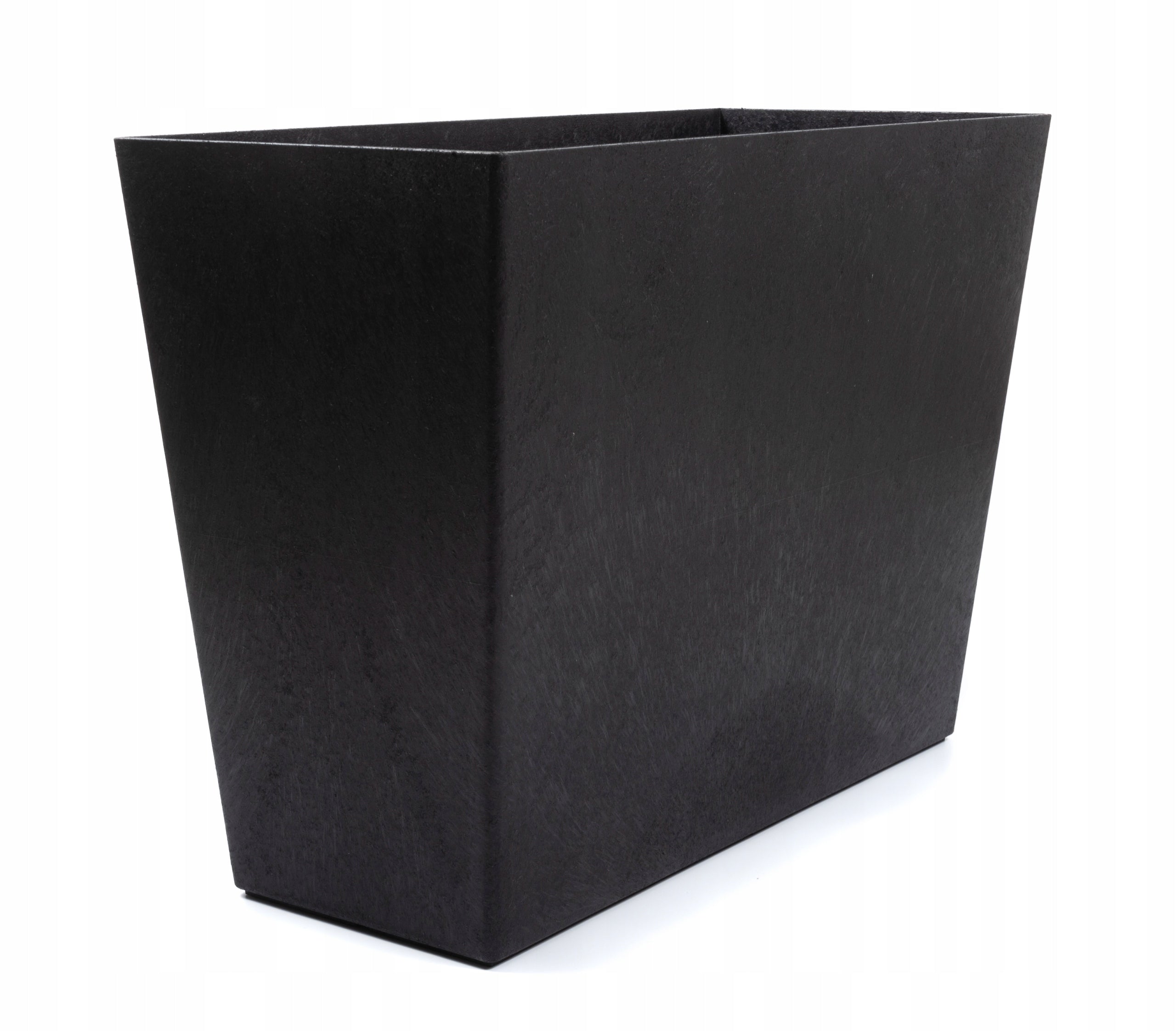 Blumentopf „Sonata Trough“ länglich 50 cm, schwarz 
