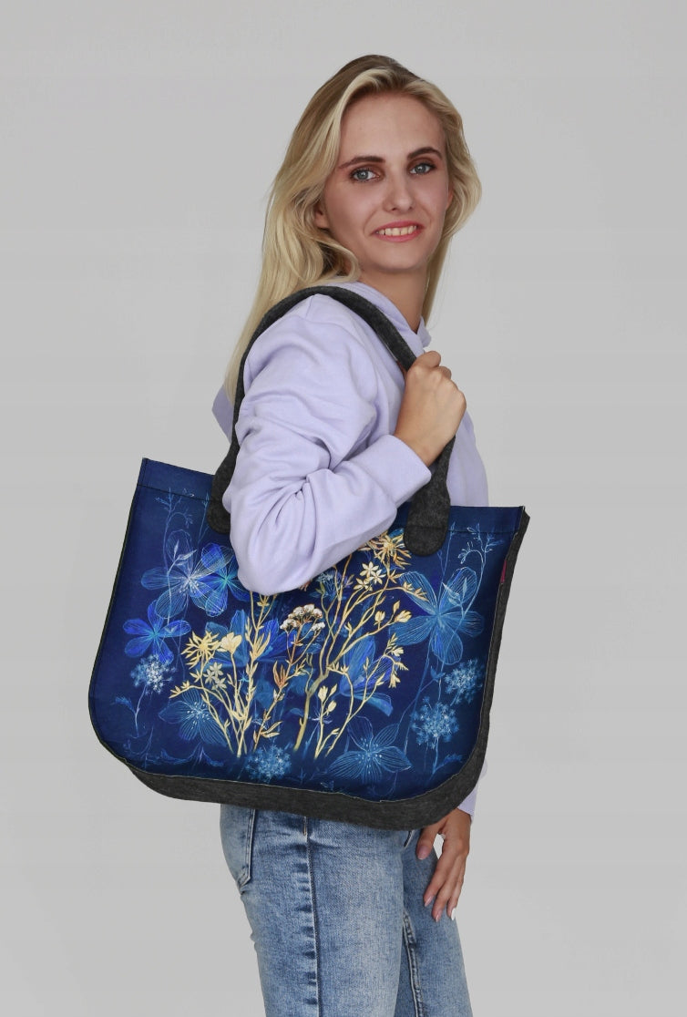 Handtasche für Damen Bartony Deco Lady Oleander 