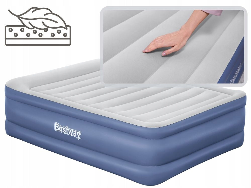 Aufblasbare Matratze mit integrierter Elektropumpe Bestway® TriTech™ Montana 203 x 152 x 61 cm 