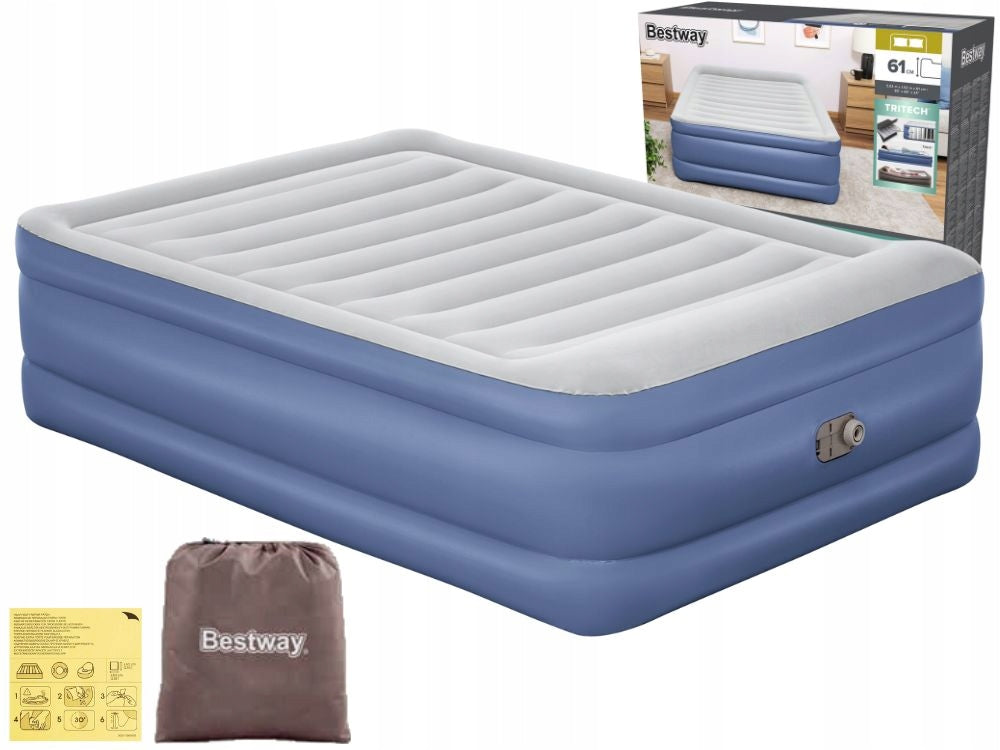 Aufblasbare Matratze mit integrierter Elektropumpe Bestway® TriTech™ Montana 203 x 152 x 61 cm 