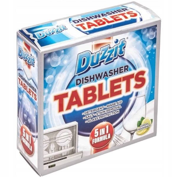 Duzzit Dishwasher Tablets Lemon 5 in 1 all in one 12 pcs