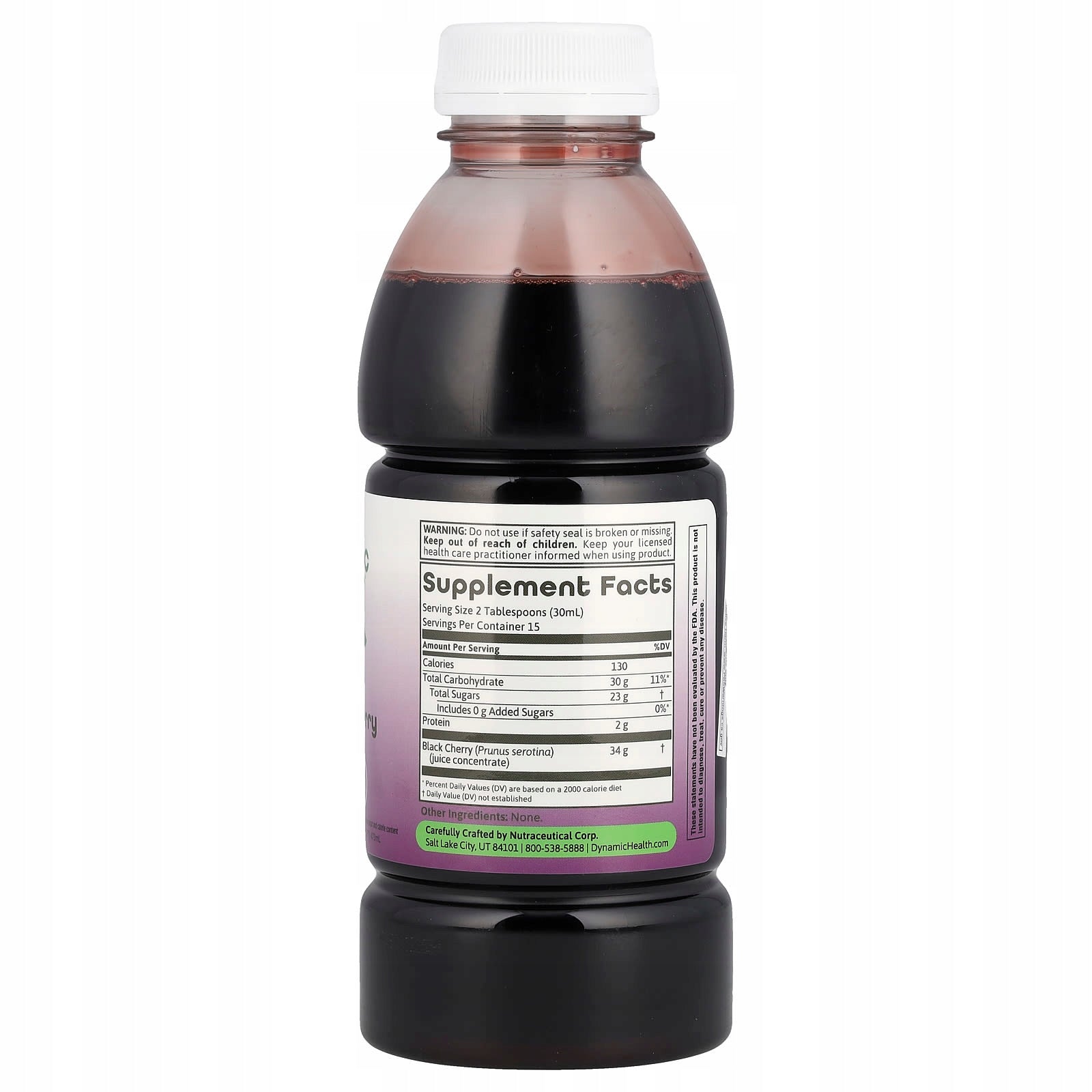 Dynamic Health, Black cherry concentrate, 473 ml Expiration date at least 3 months from the date of purchase