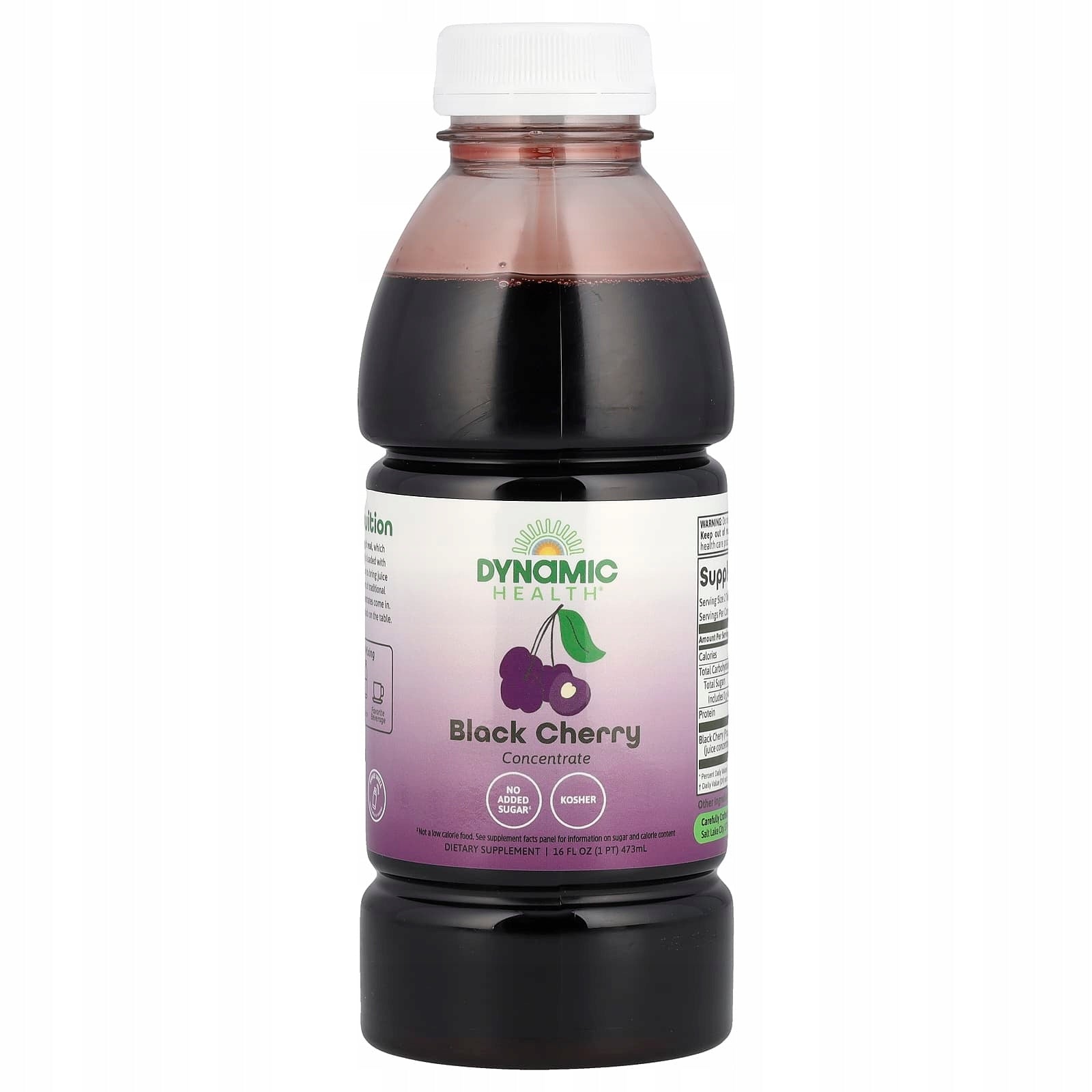 Dynamic Health, Black cherry concentrate, 473 ml