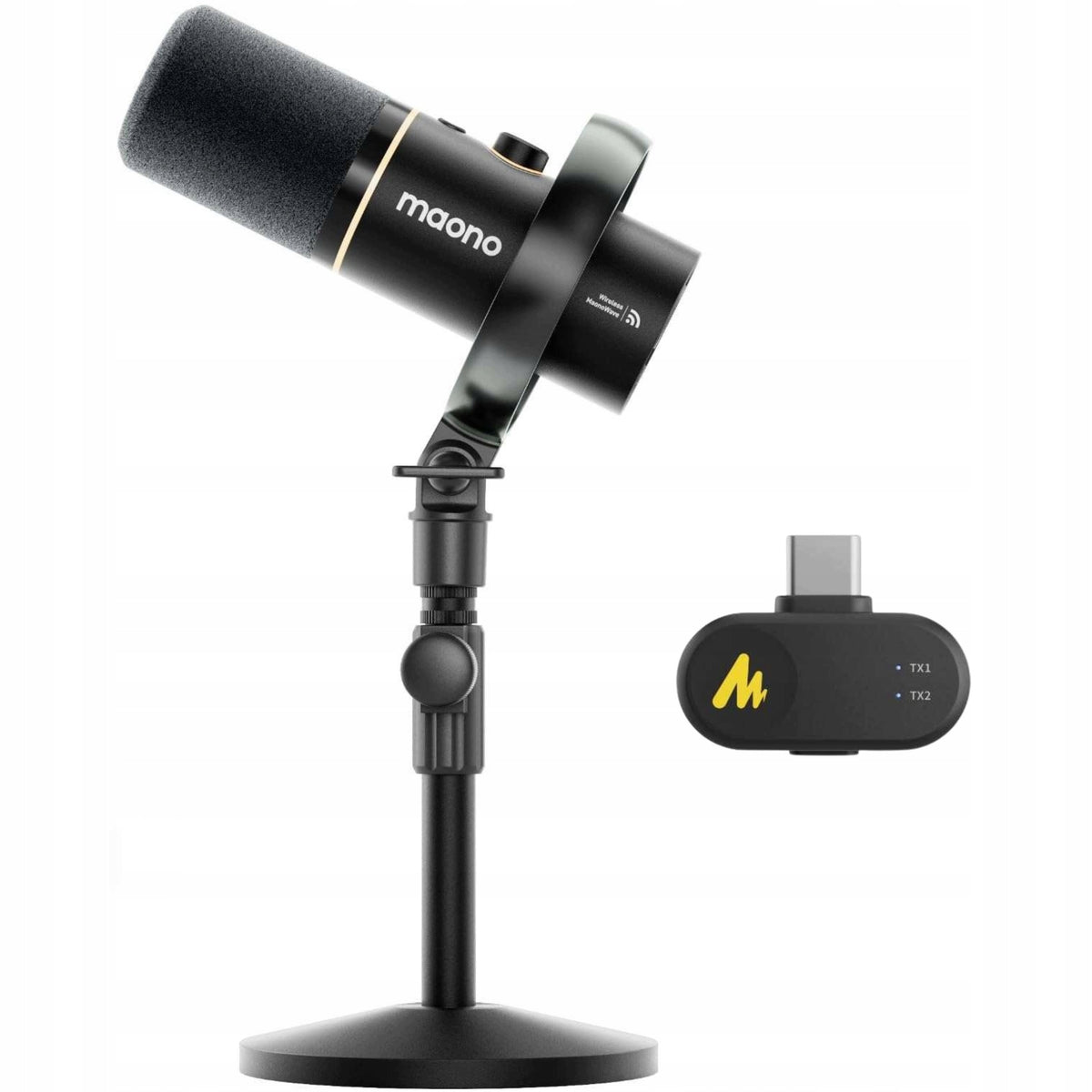 Dynamic Microphone MAONO PD200W USB XLR Wireless Noise Cancellation