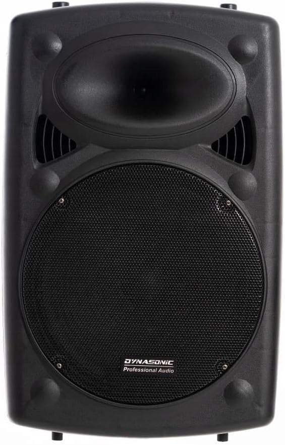Dynasonic DYNAPRO-12 portable speaker 700W USB SD FM rechargeable microphone