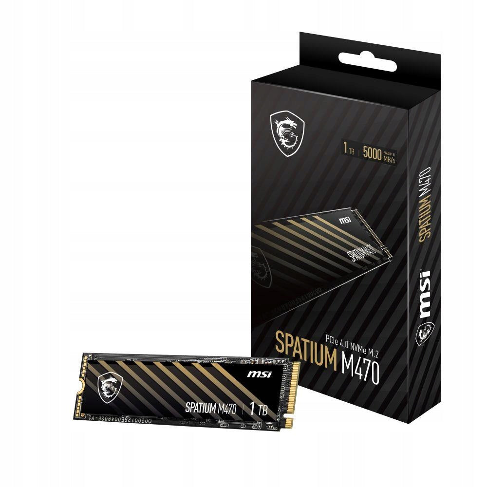 Interne Festplatte SSD MSI, M470 PCIe 4.0 NVMe M.2 1 TB 