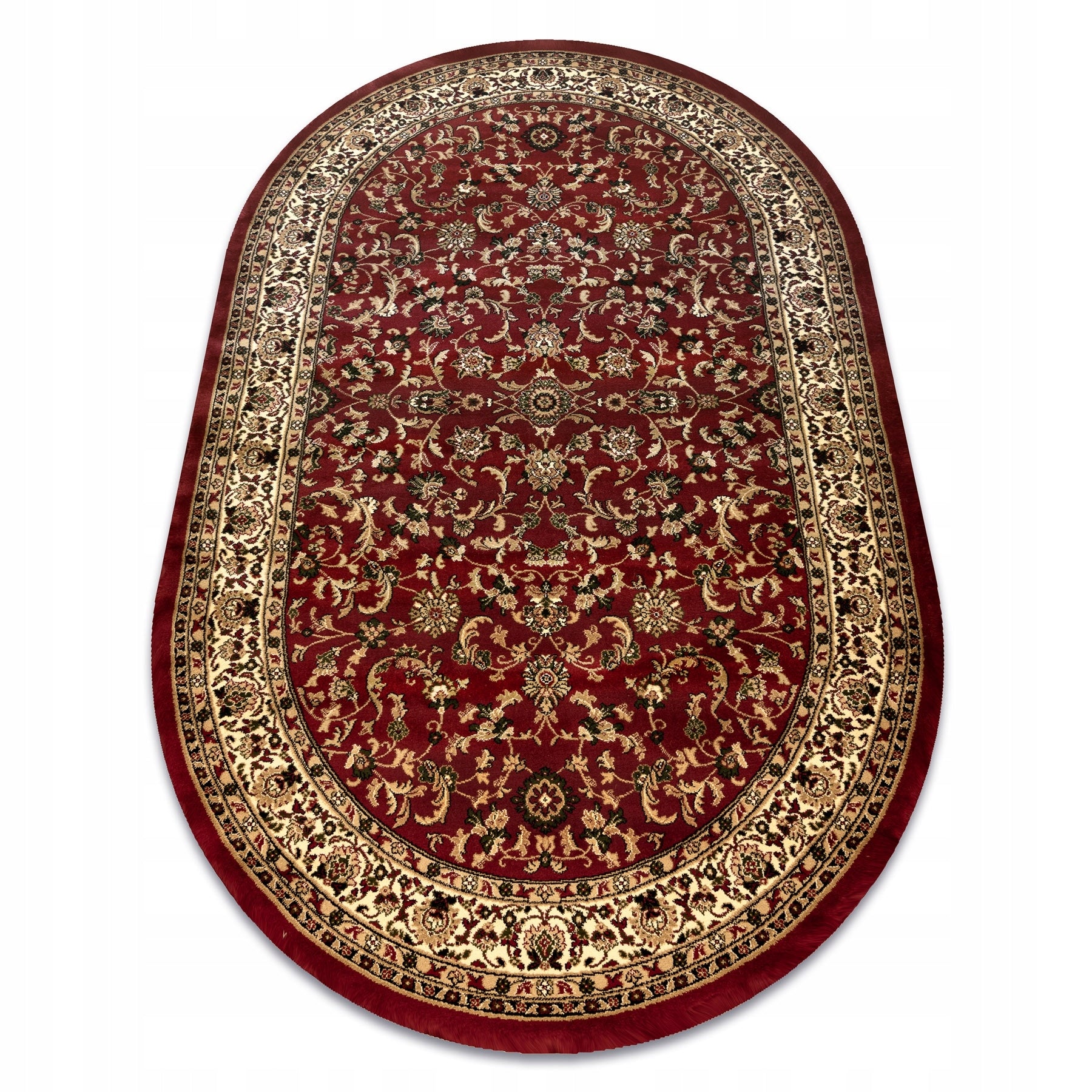 Teppich ROYAL ADR ovales Design 1745 Kastanienfarbe 