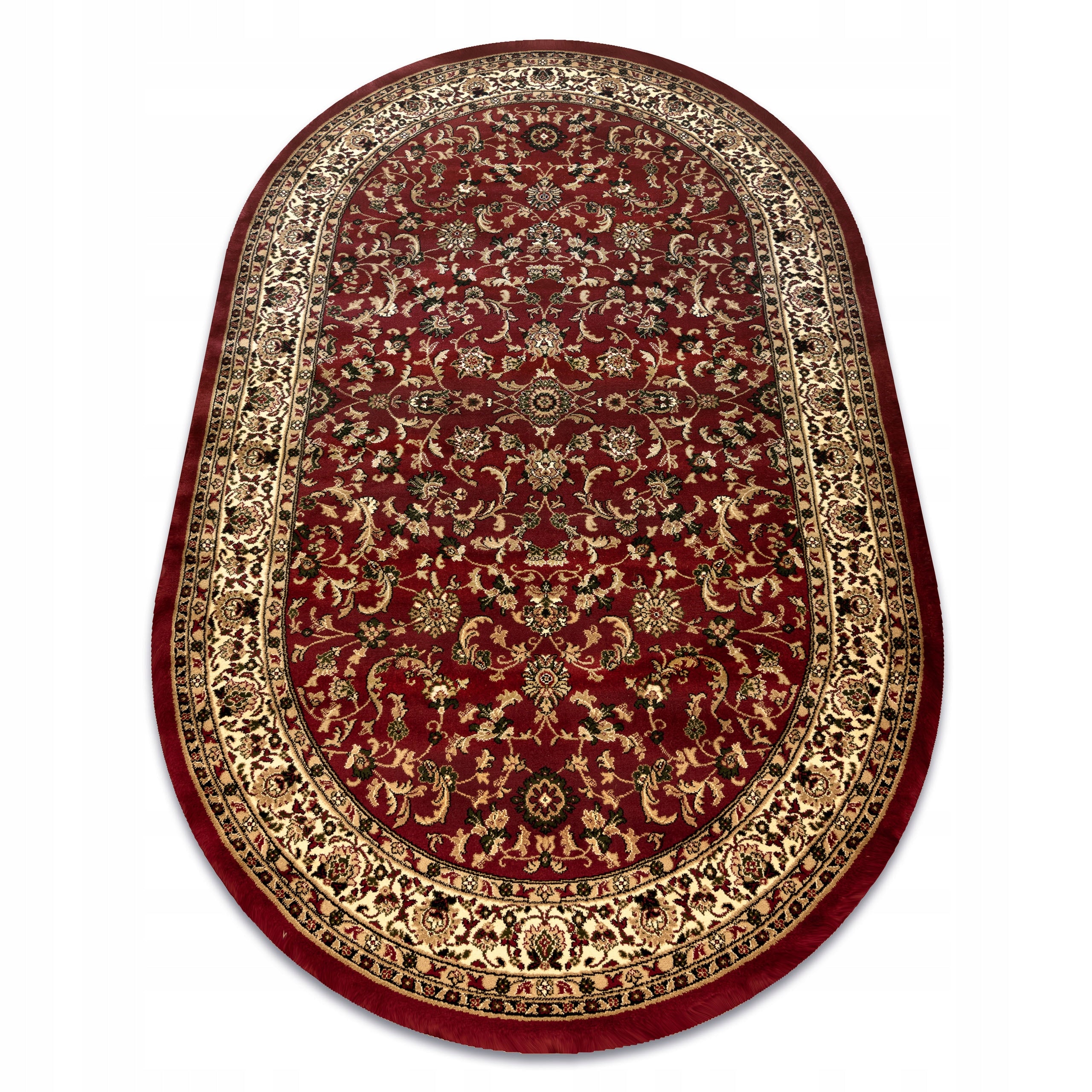 Teppich ROYAL ADR ovales Design 1745 Kastanienfarbe 