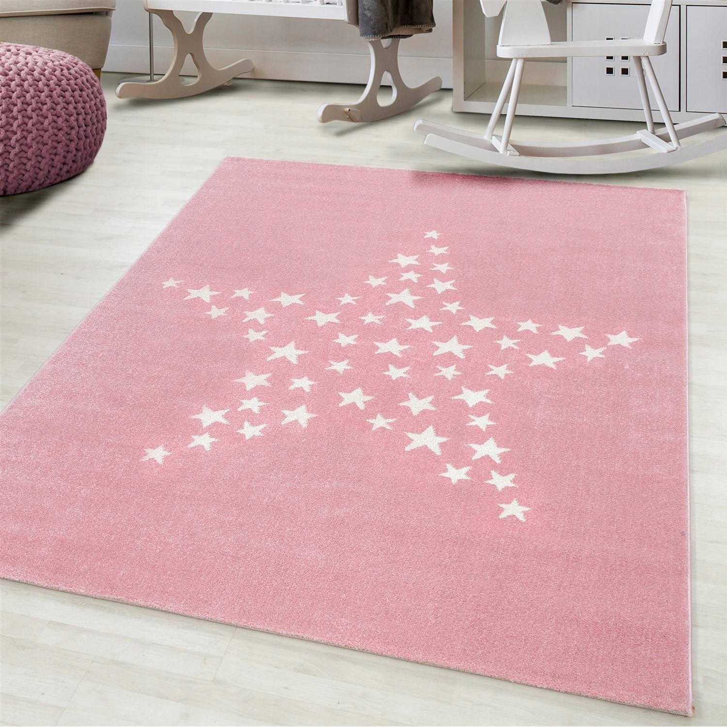 Ayyildiz Kinderteppich Bambi Pink 0870, 80x150 cm 