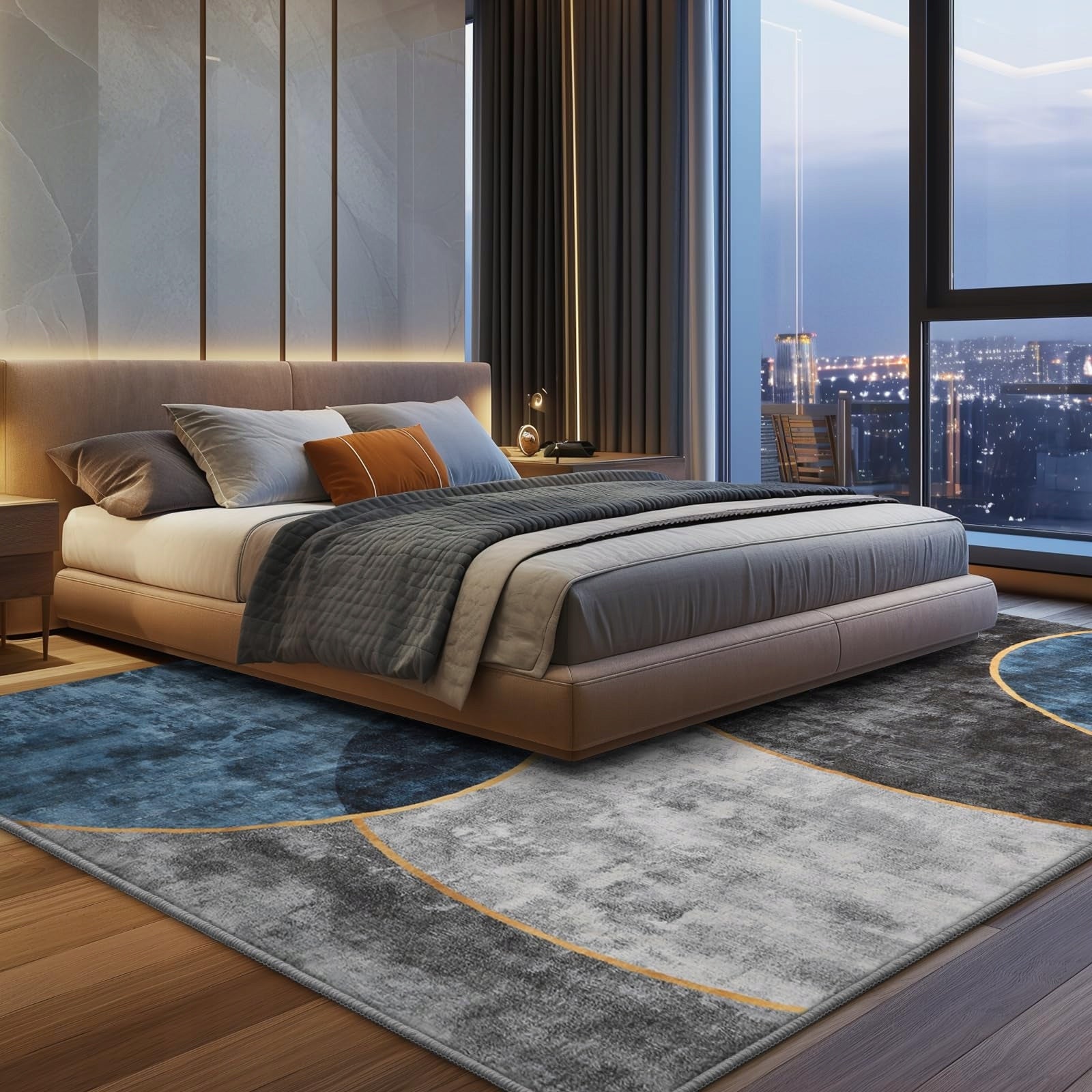Dywan geometryczny 200x300 cm nowoczesny do salonu w stylu loft Manufacturer code ismax