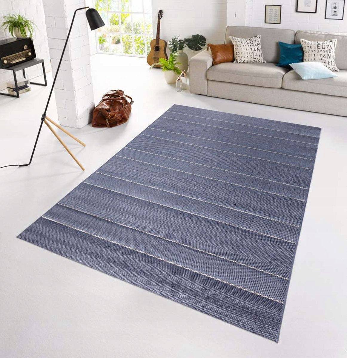 Hanse Home Teppich Fürth Jeans Blau, 120x170 cm 