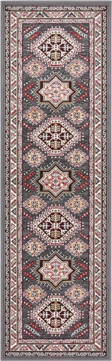Nouristan Mirkan Teppich Saricha Belutsch 80x150 cm, grau 