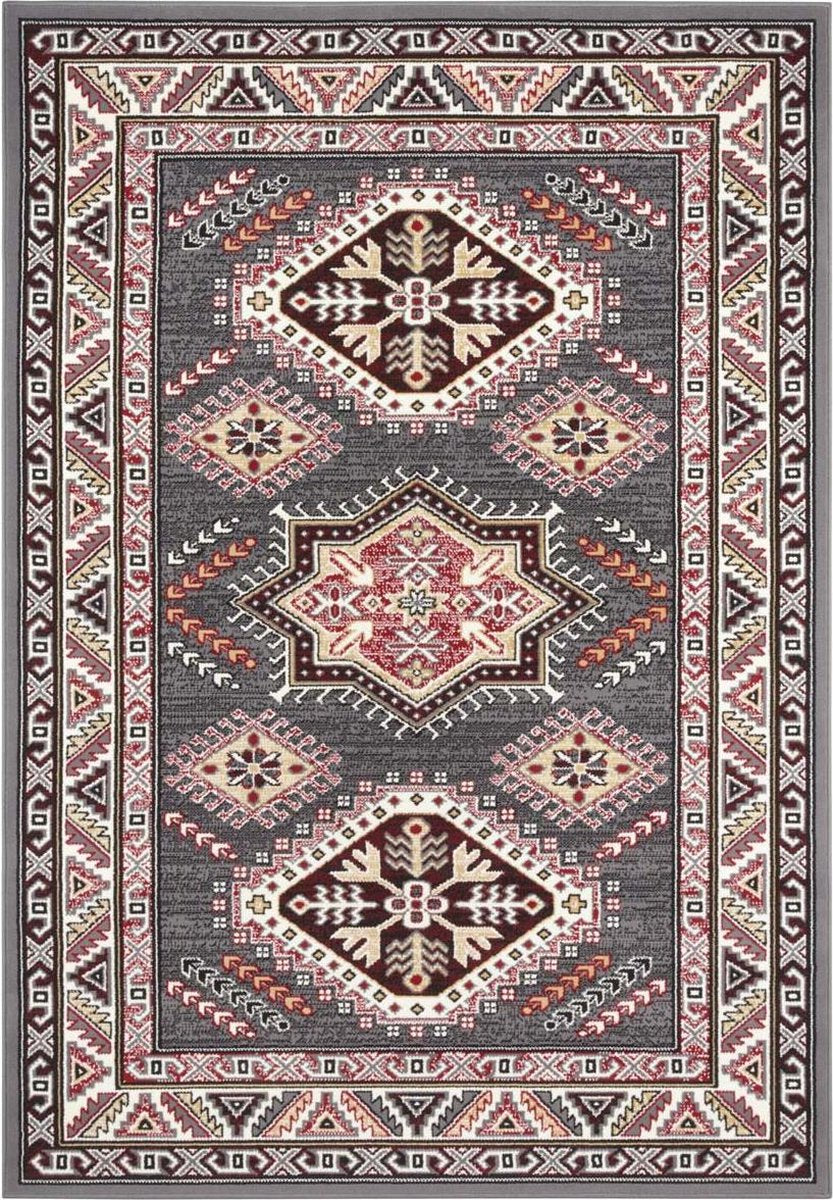 Nouristan Mirkan Teppich Saricha Belutsch 80x150 cm, grau 