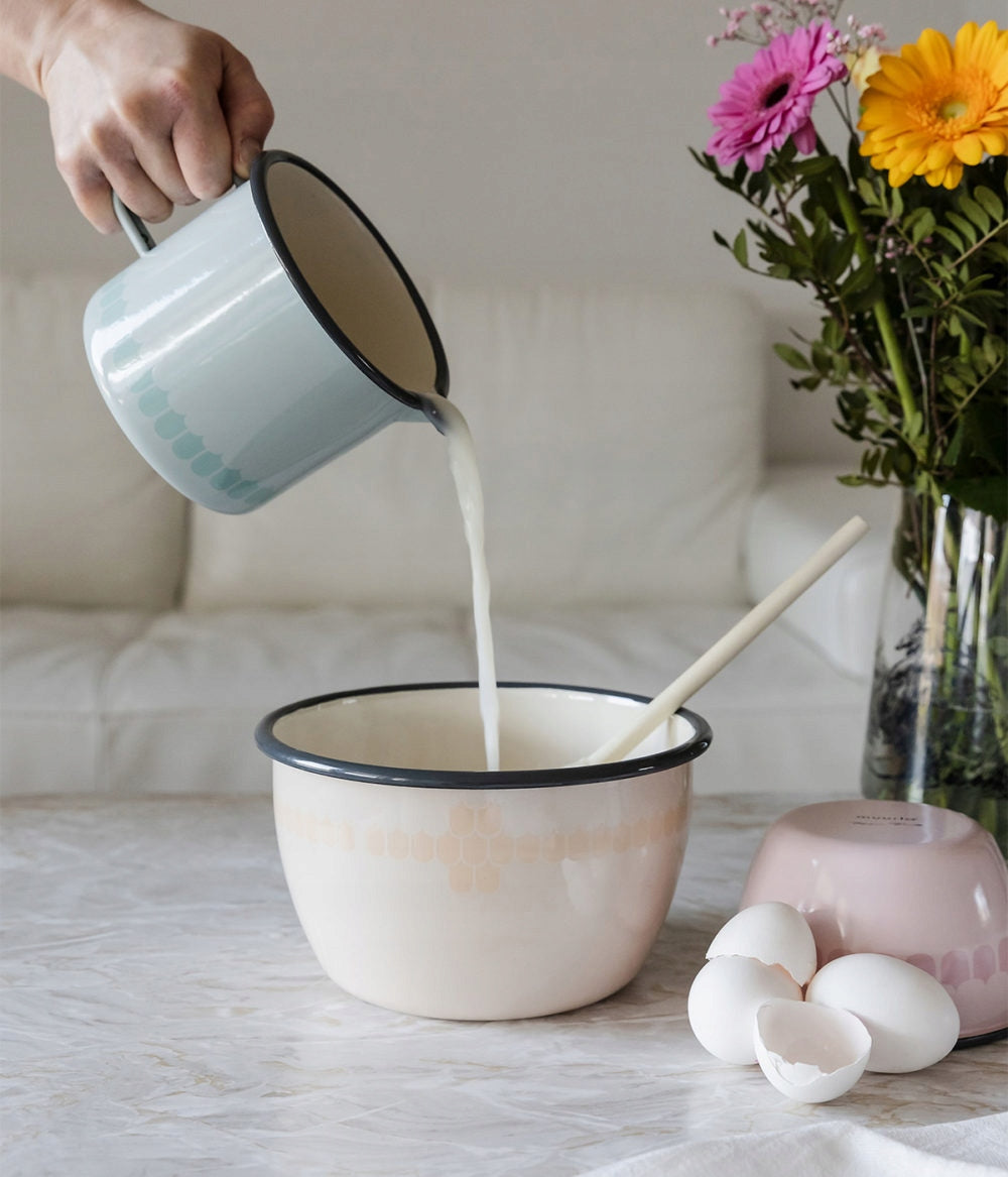 Emaliuotas arbatinukas Muurla žalias 1,3 l