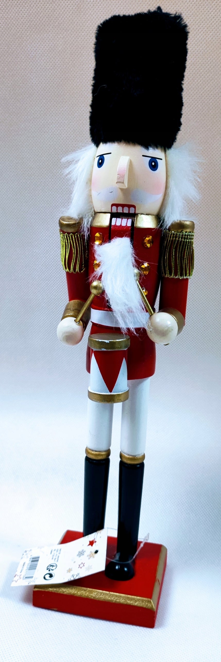 Santa Lila Nussknacker, 38 cm 