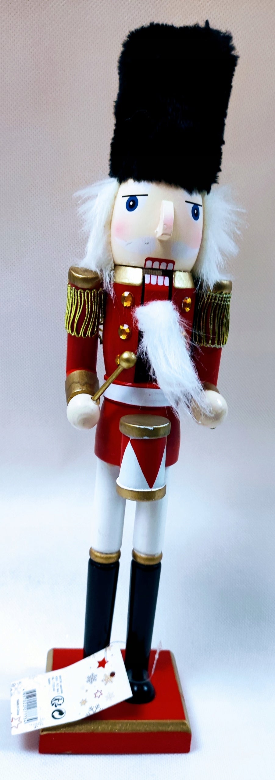 Santa Lila Nussknacker, 38 cm 