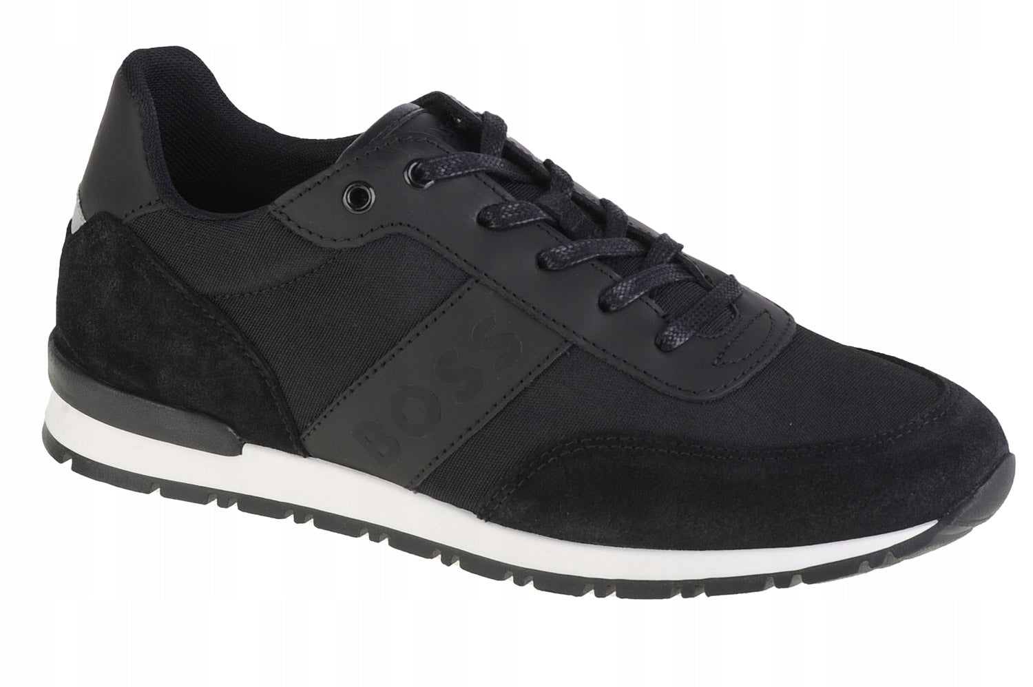 Sportschuhe für Jungen Boss, schwarz 