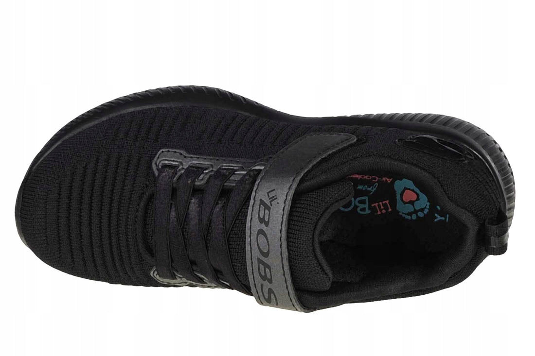 Skechers Mädchen Sportschuhe, Schwarz 