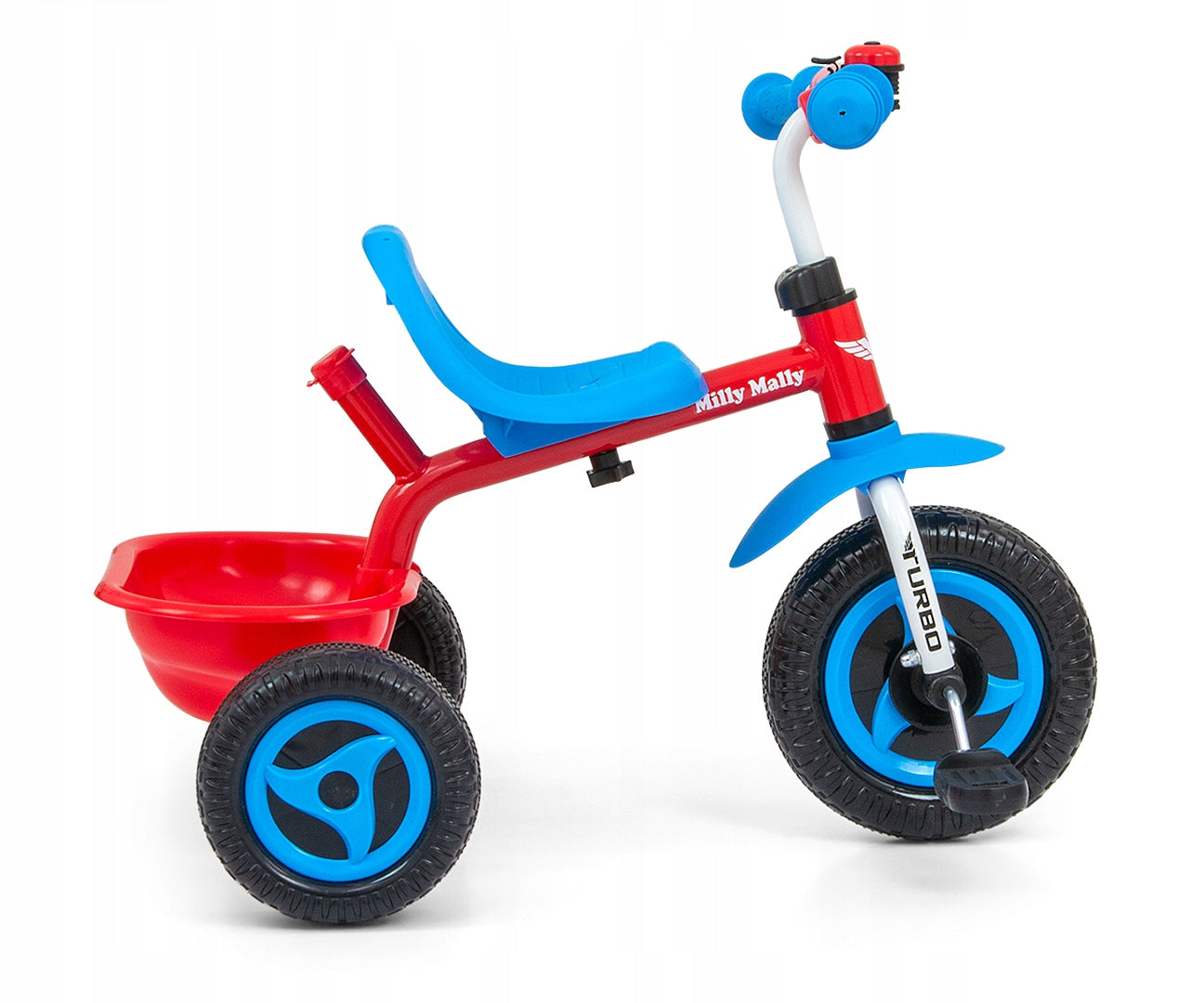 Schiebedreirad Milly Mally Turbo, cooles Rot 
