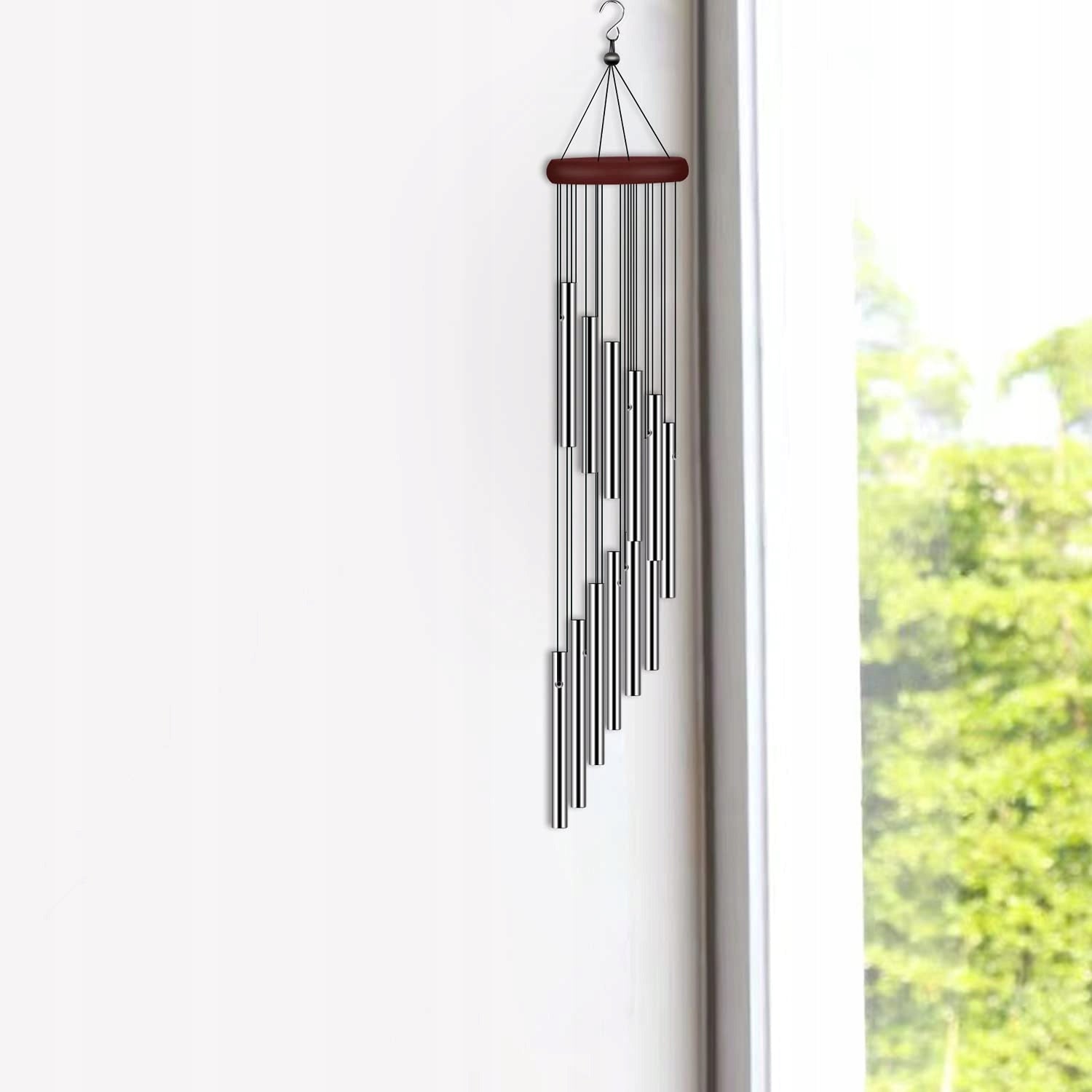 Dzwonki wietrzne 59cm chimes metalowe dzwonki wietrzne 12 rurek na zewnątrz Type wind chime