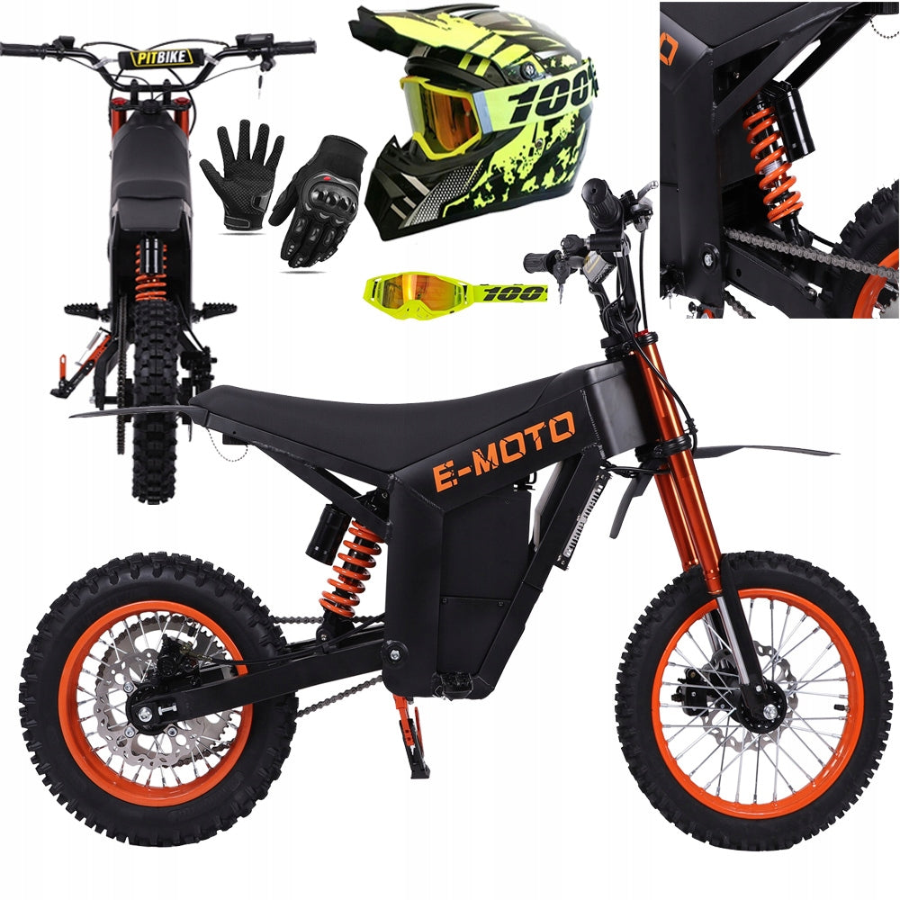 E-MOTO Y01 Electric Off-Road Motorcycle 3000W 48V 30AH 55KM/H