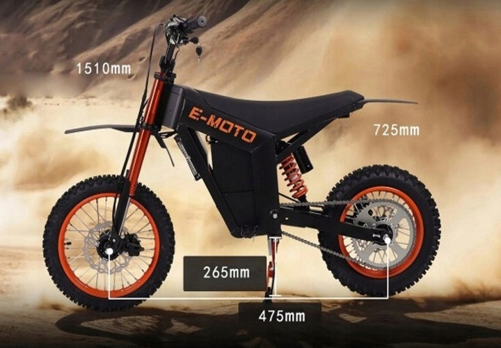 E-MOTO Y01 Electric Off-Road Motorcycle 3000W Climbing Angle 20° Brand no brand