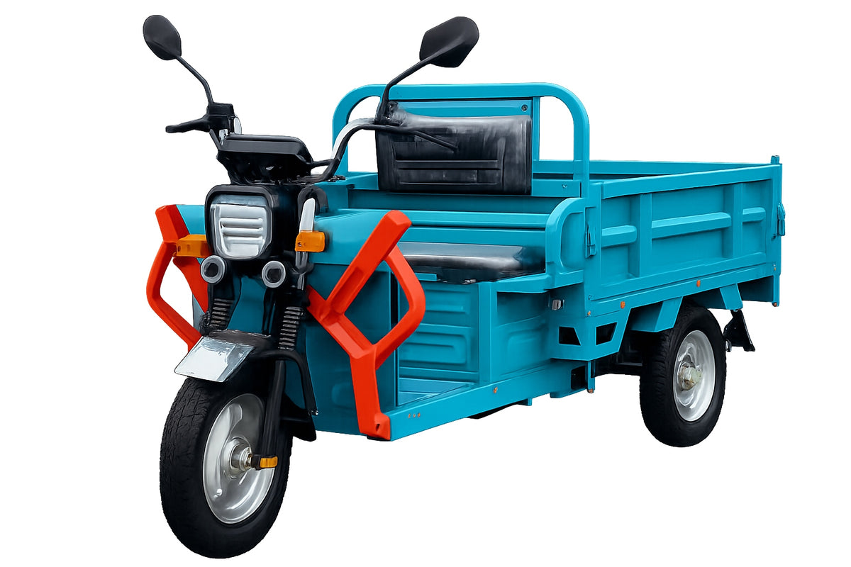E-TUK Cargo Electric Transport Tricycle Kiper 500 kg 800W